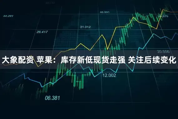 大象配资 苹果：库存新低现货走强 关注后续变化